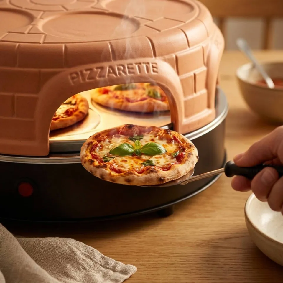 Emerio Originele Pizzarette 6 personen pizzamaker zwart, foto 7