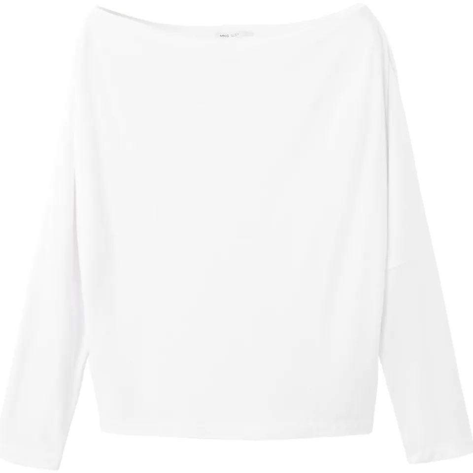 Mango TEEN gebreide top wit, foto 2