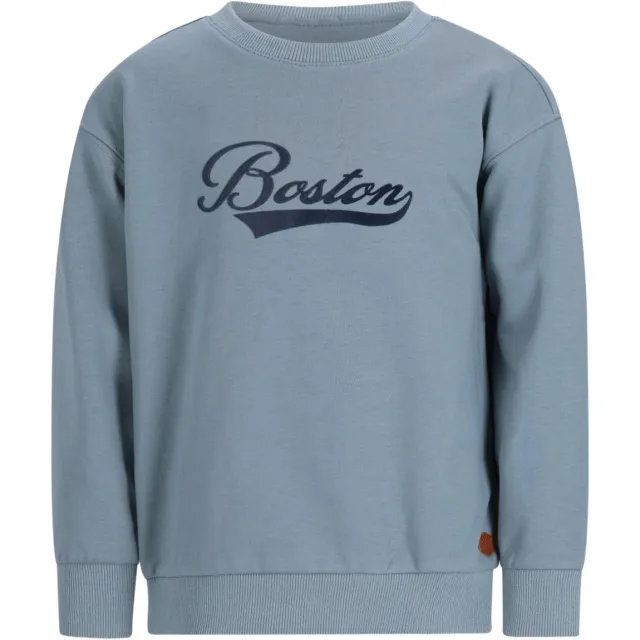 Like Flo rechtvallende sweater met print - blauw, foto 2