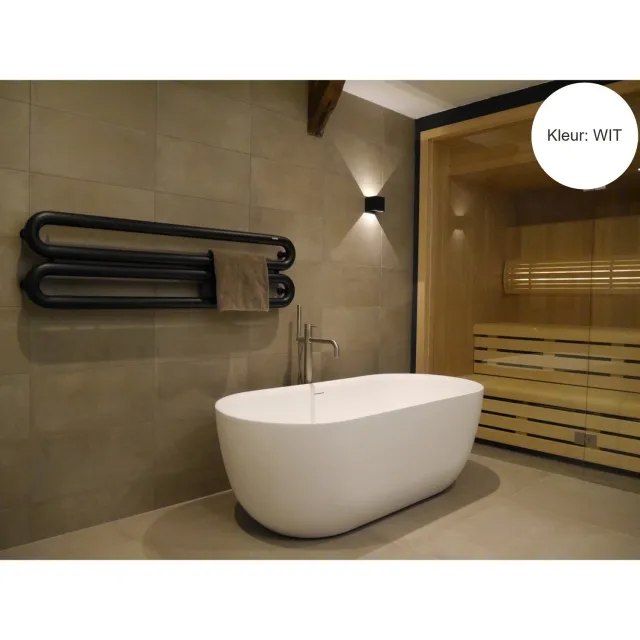 Instamat Designradiator Instamat Tubone-H 44x170x14cm Incl. Aansluitset Wit
