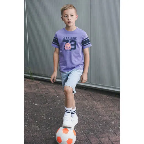TYGO & vito jersey T-shirt paars, foto 5