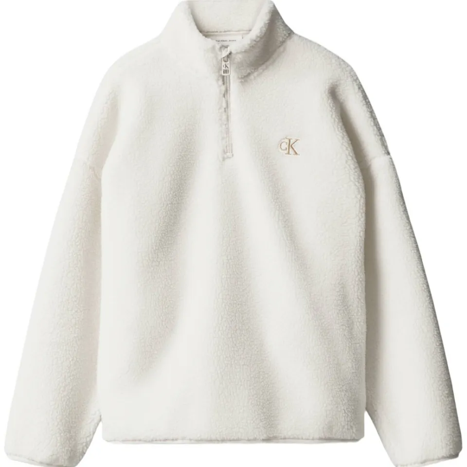 Calvin Klein teddy sweater - wit, foto 2