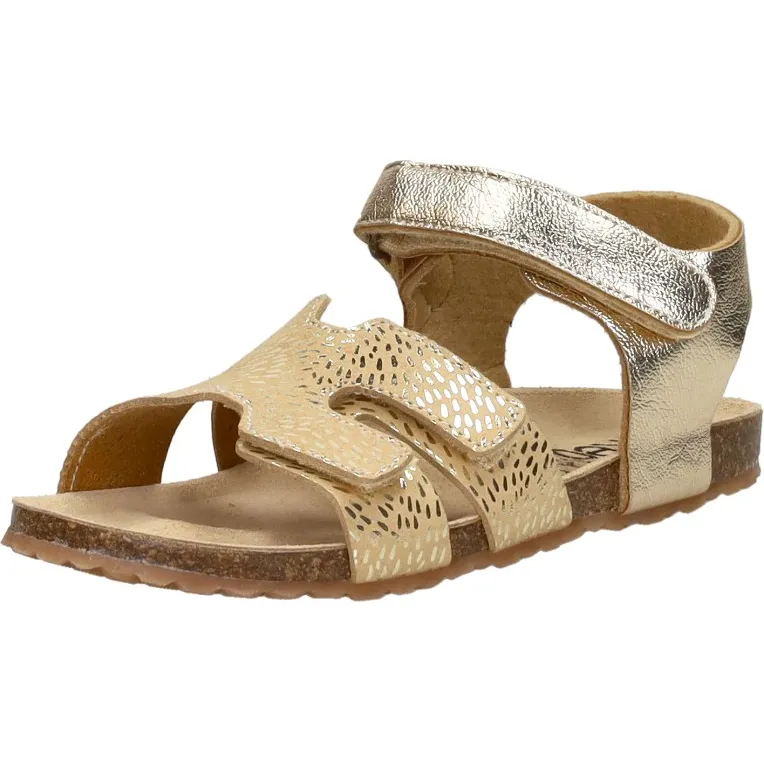 Keq platte sandalen goudkleur, foto 3