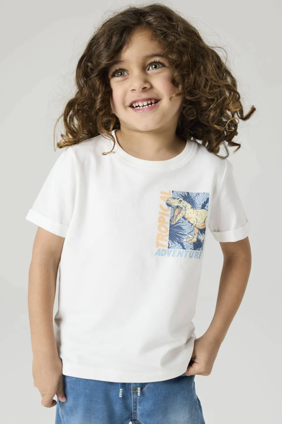 NAME IT t-shirt wit met print, foto 4