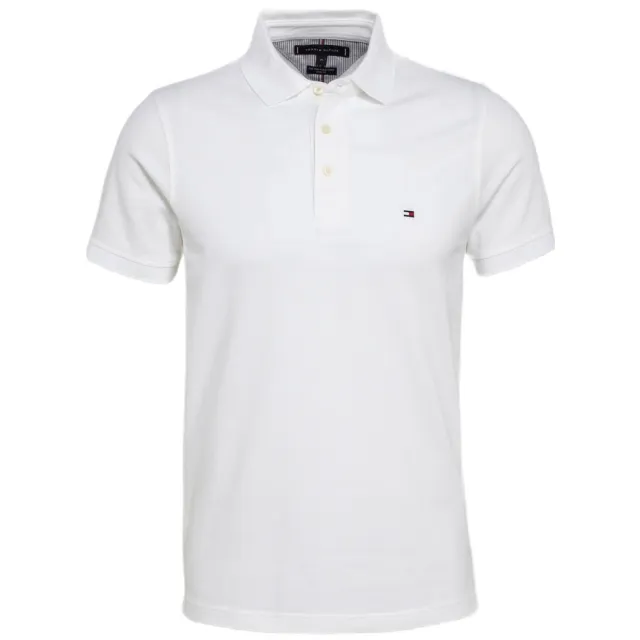 Tommy Hilfiger slim polo wit, foto 2