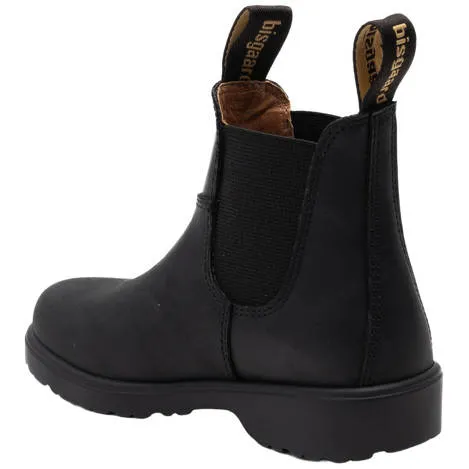 Bisgaard leren enkelboots met profielzool - zwart, foto 2