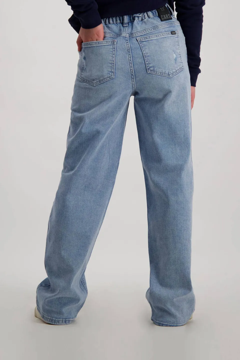 Cars wide leg jeans bleached damag, foto 3