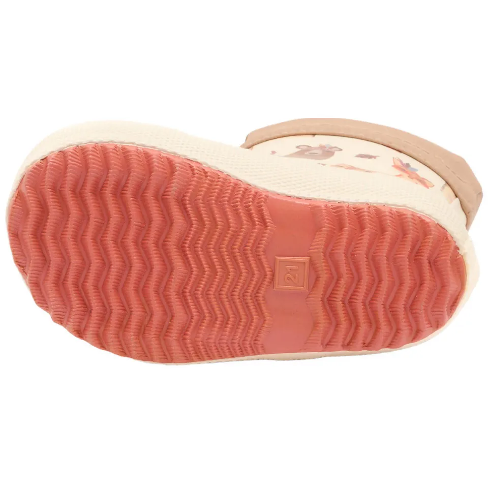 Bisgaard regenlaarzen met print - ecru/beige, foto 5