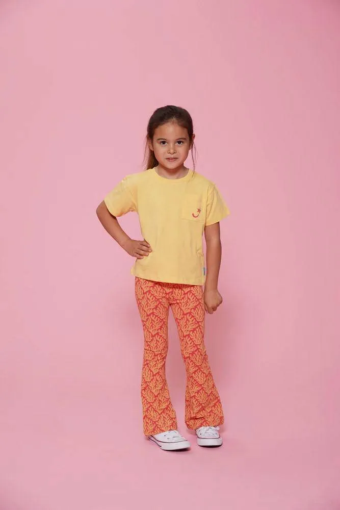Jubel Lazy Lagoon flared broek oranje, foto 5