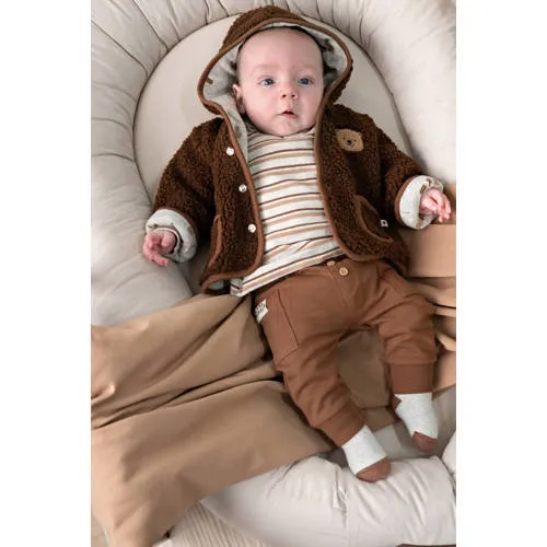 Feetje omkeerbare jas Tiny Timber Tales bruin, foto 4