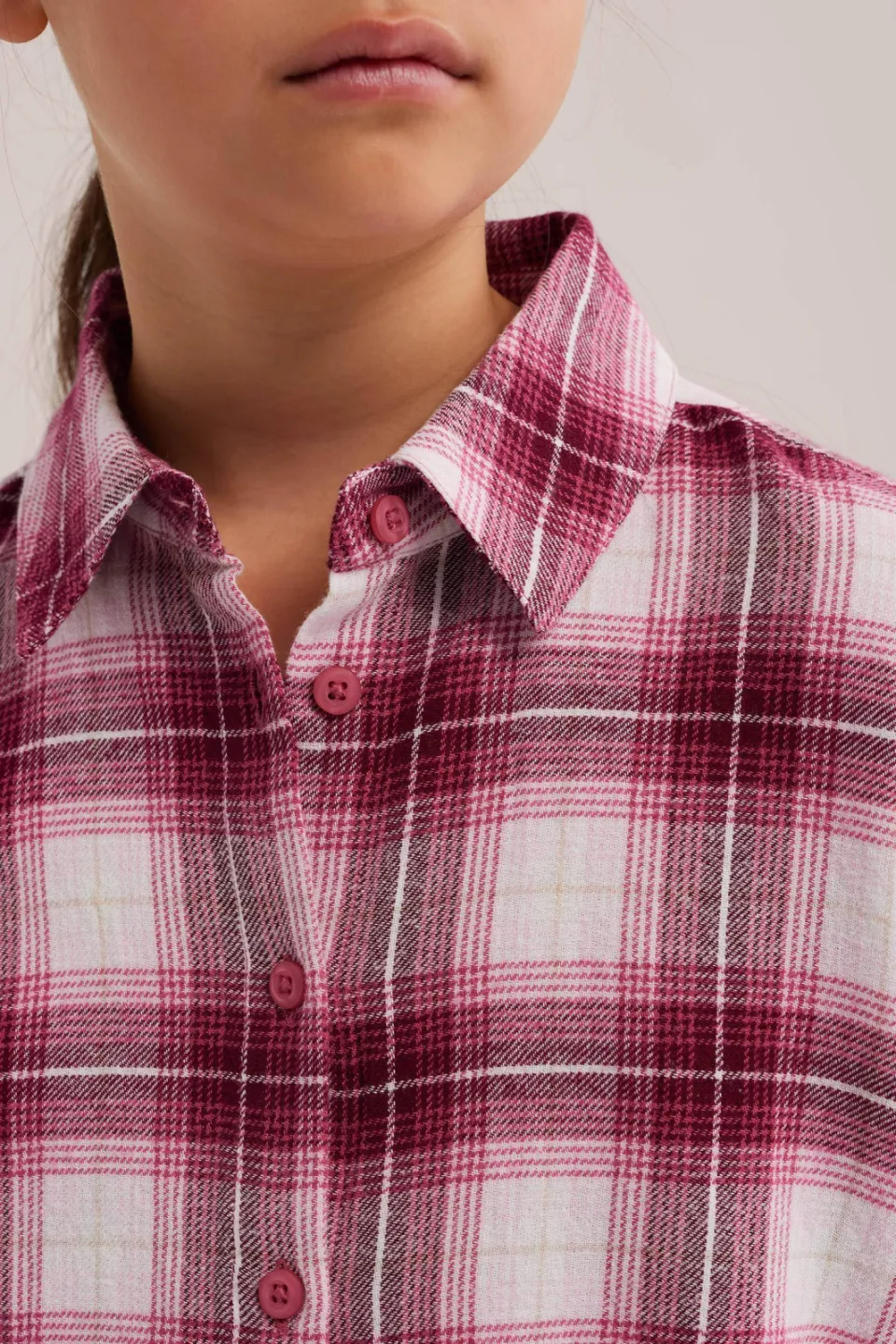WE Fashion geruite blouse rood/wit, foto 6