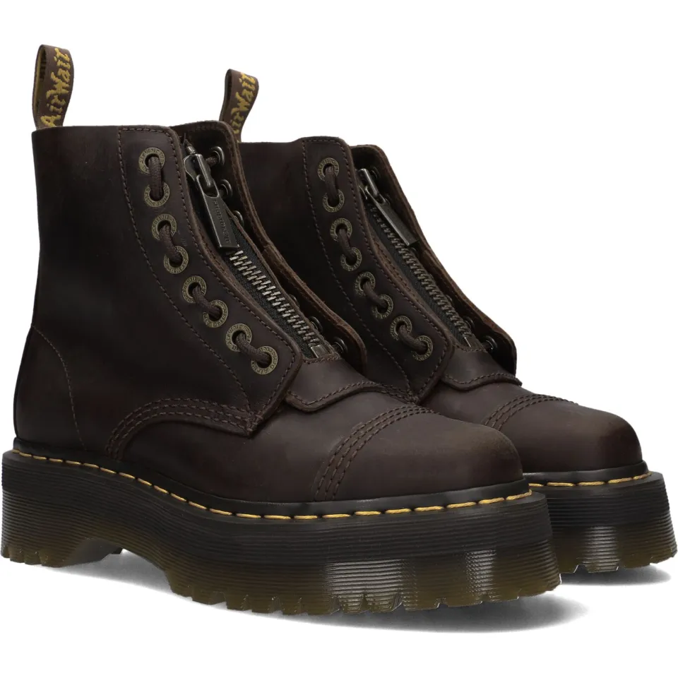 Dr. Martens Sinclair enkellaarsjes bruin, foto 5