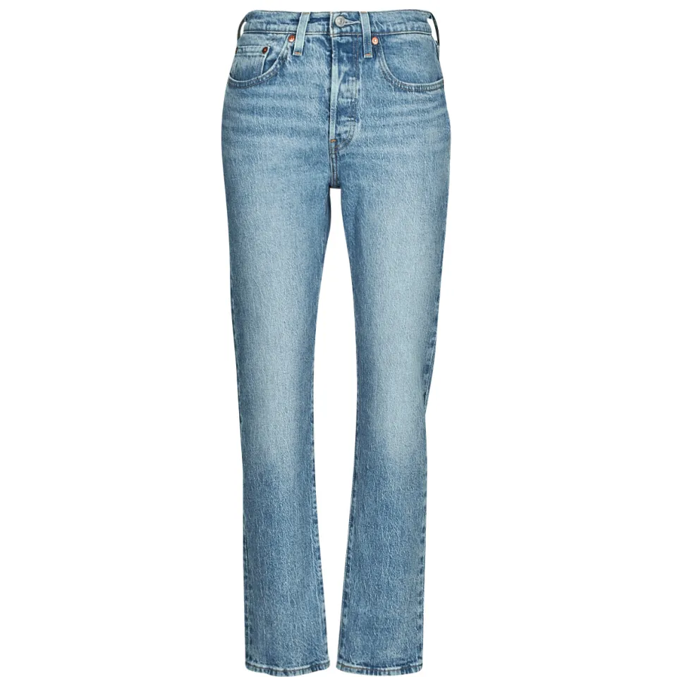 Levi's 501 straight leg jeans light blue denim, foto 2