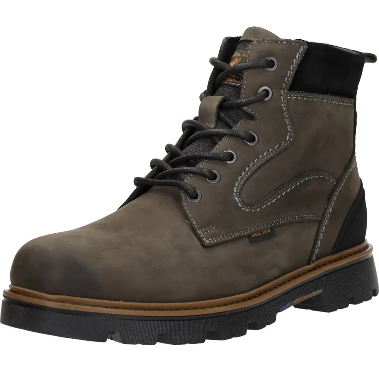 Sub55 hoge veterschoen taupe, foto 3