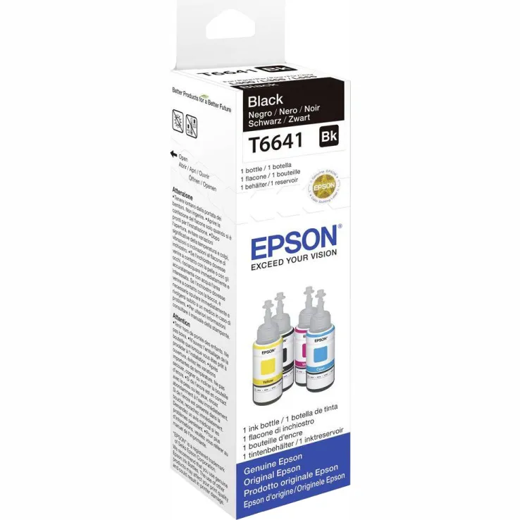 Epson T6641 inktfles zwart