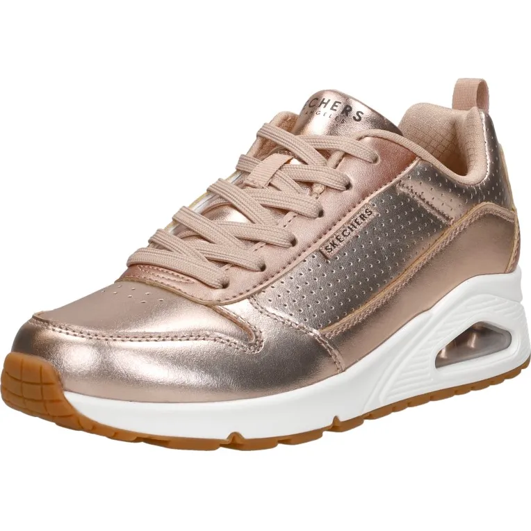 Skechers Uno Metallixs lage sneakers rosé-goud, foto 3