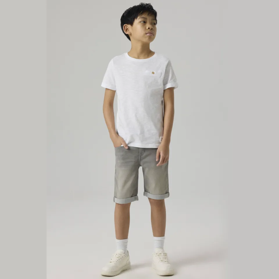 NAME IT NKMSOFUS jeansshort grijs, foto 5
