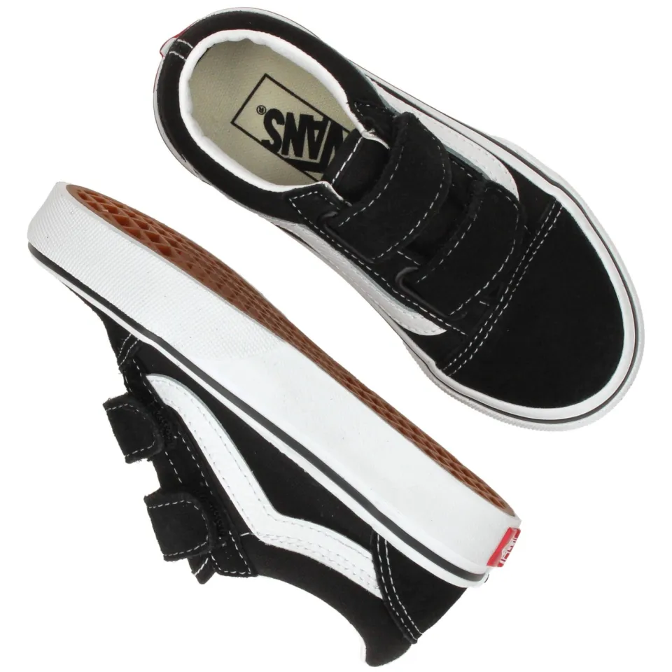 Vans Old Skool V Sneakers Meisjes Zwart, foto 4