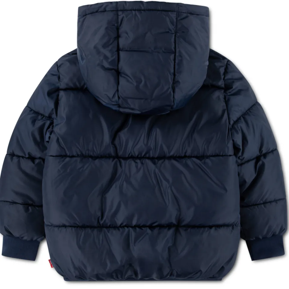 Levi's Kids gewatteerde winterjas donkerblauw, foto 2