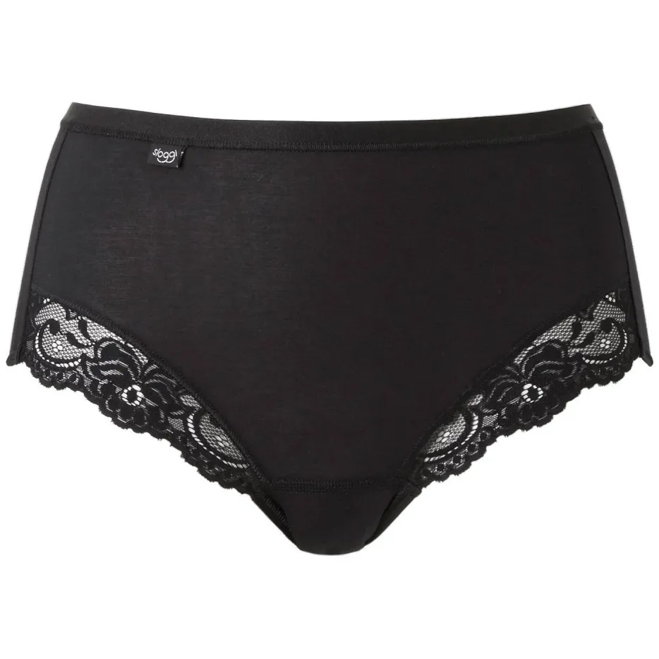 Sloggi Romance maxislip met kant zwart, foto 2