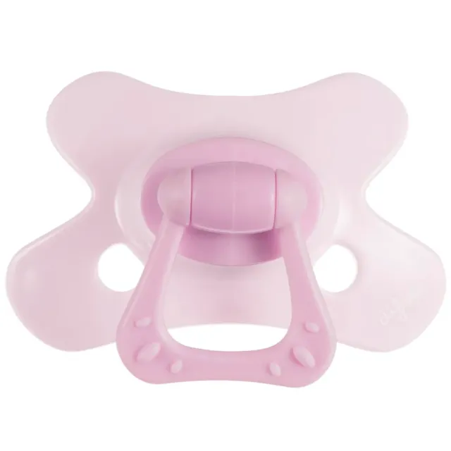 Difrax Dental Fopspeen Coral Pink 12M+