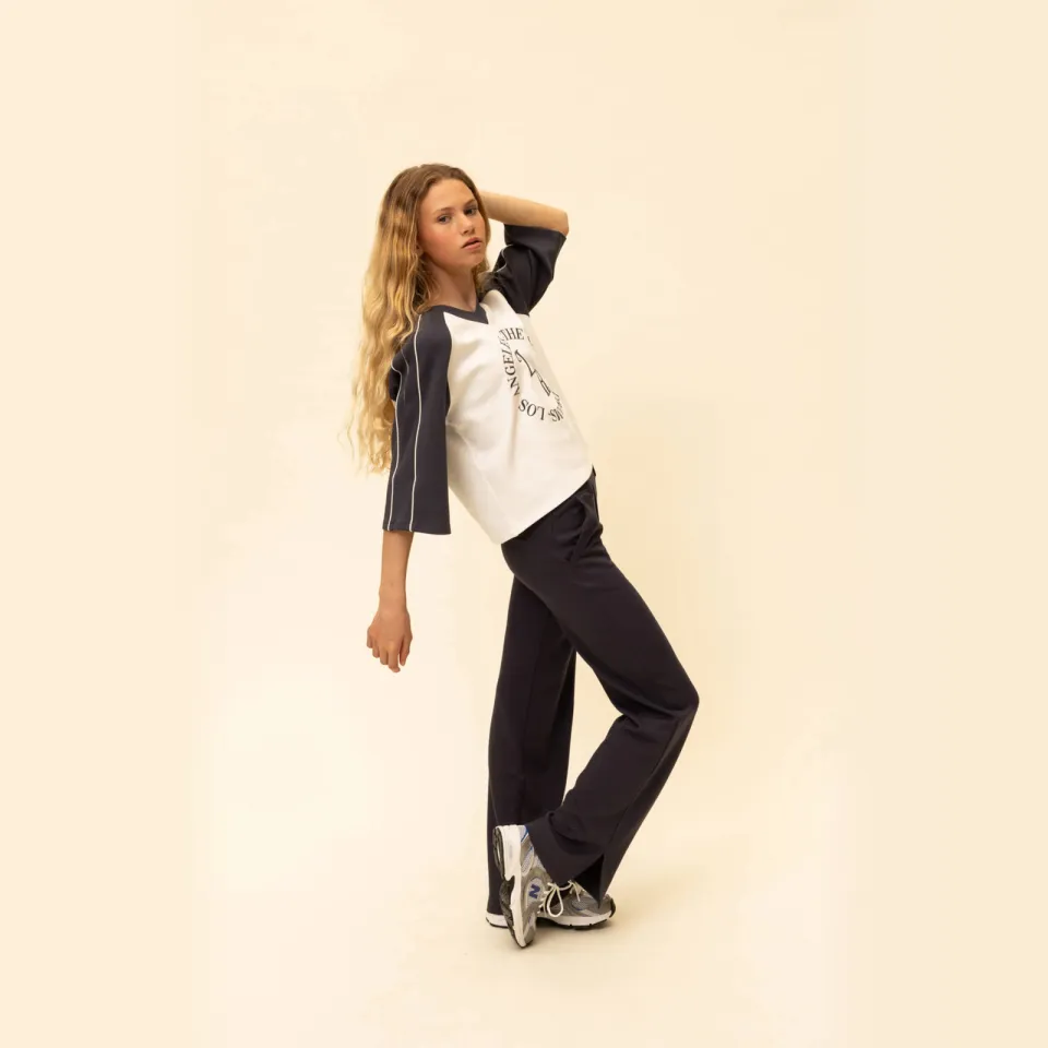 LOOXS 10sixteen straight casual broek antraciet, foto 7