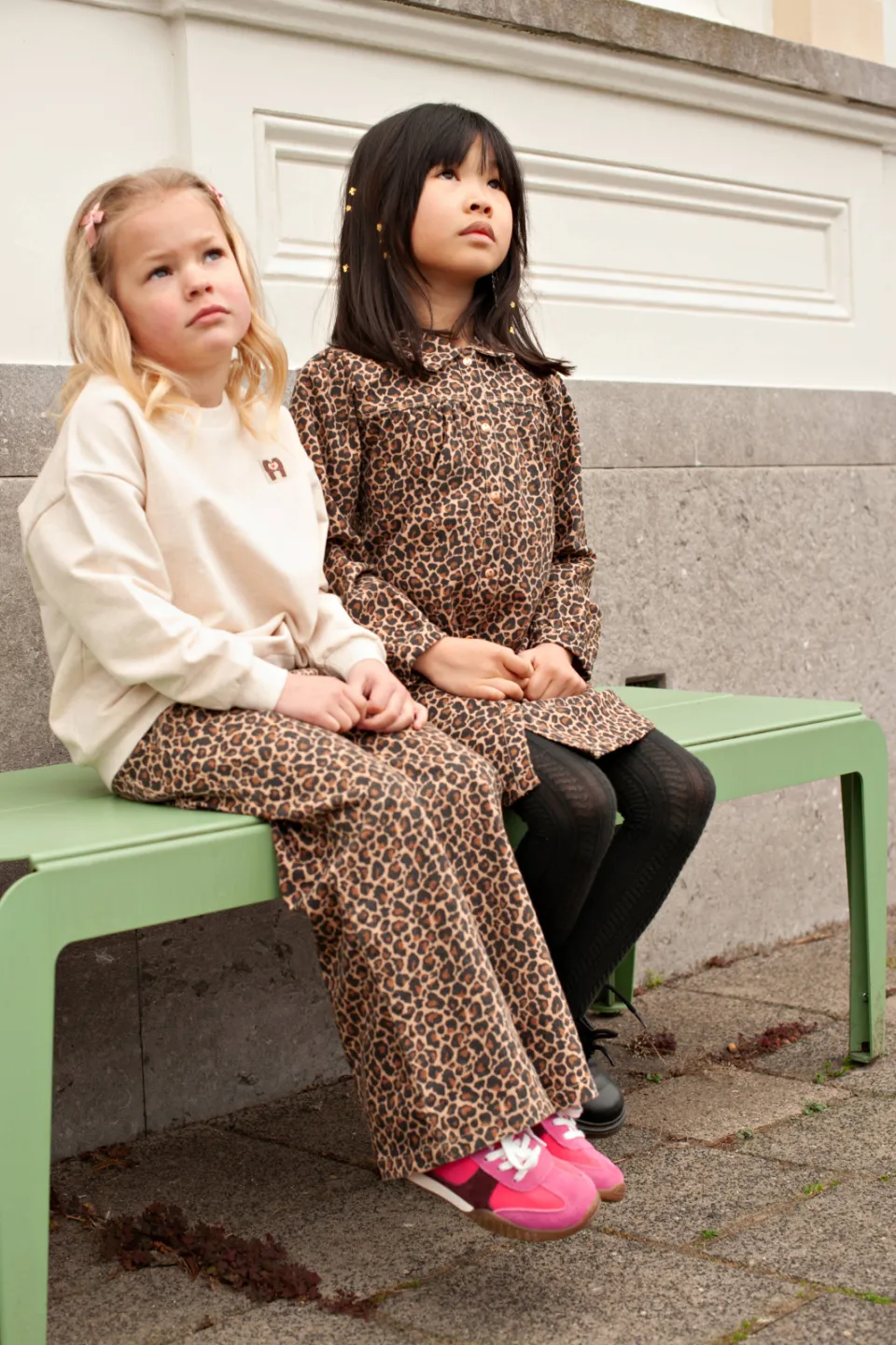 Jubel City Chic spijkerjurk met panterprint bruin, foto 8