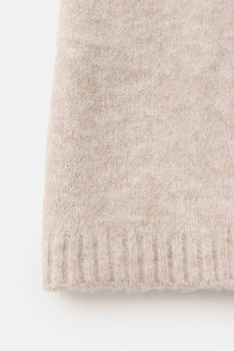 Mango Kids wide leg casual broek beige, foto 3