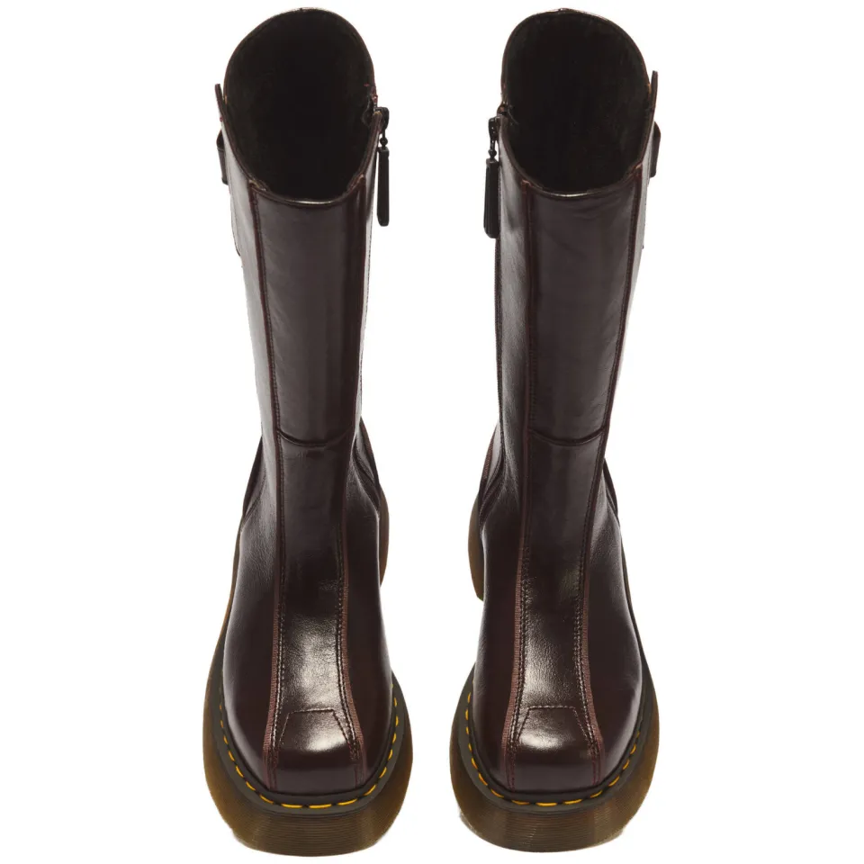 Dr. Martens Buzz Hi leren laarzen - donkerbruin, foto 4