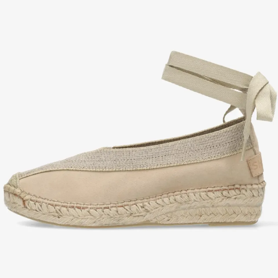Shabbies Amsterdam Palma suède espadrille beige, foto 6
