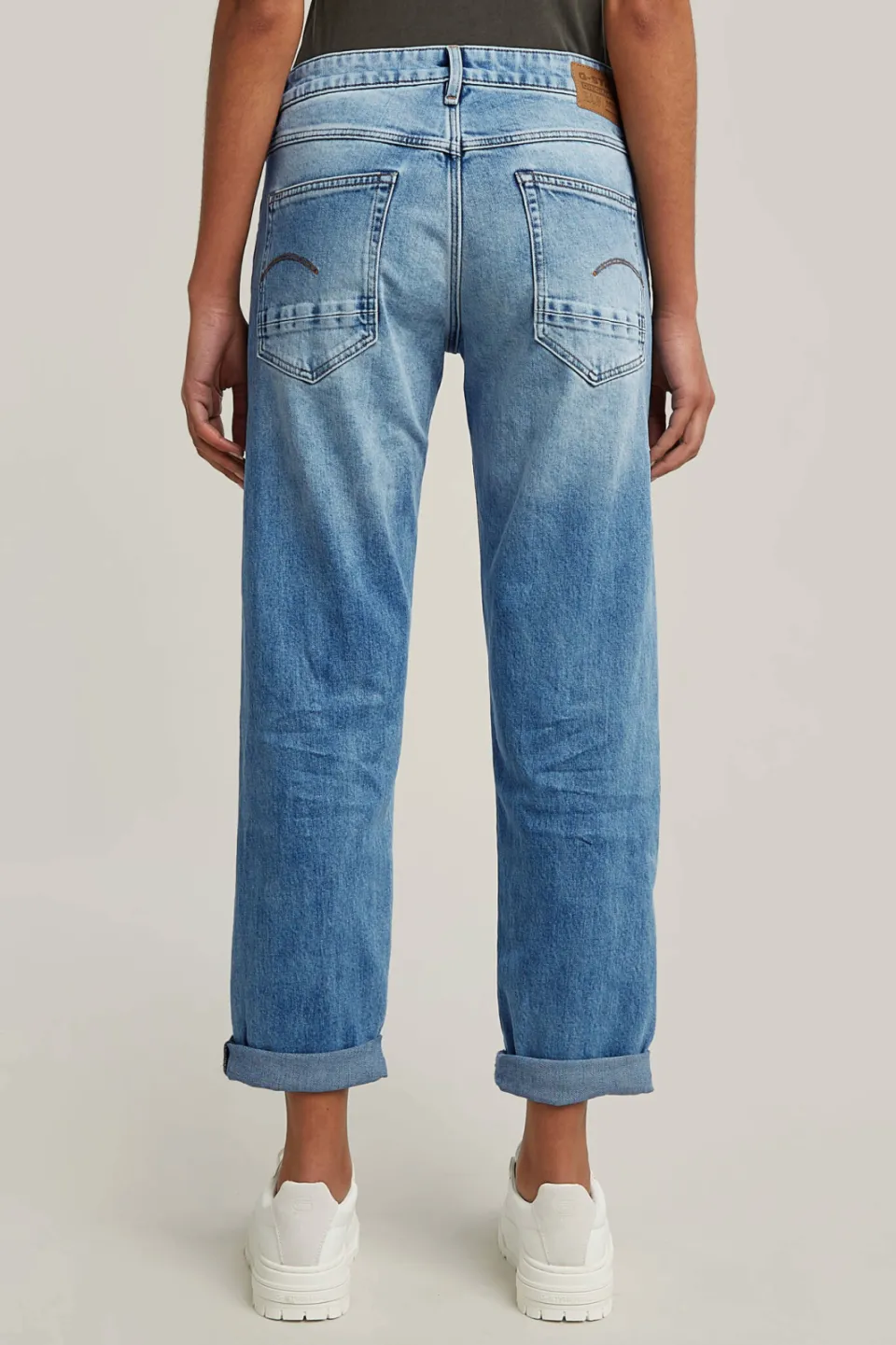G-Star Kate boyfriend jeans indigo aged medium blue denim, foto 8