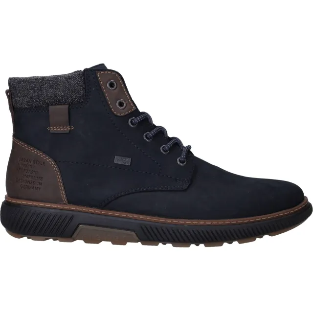 Rieker veterboots donkerblauw