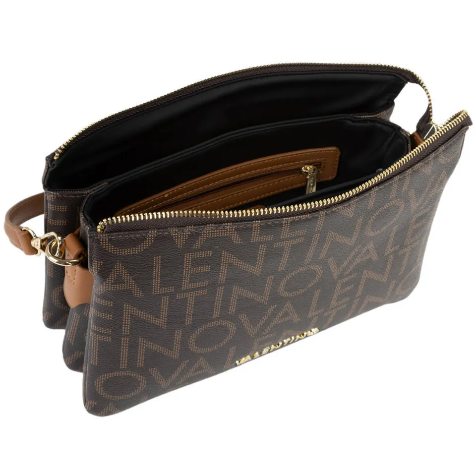 Valentino Bags Regina schoudertas met logoprint donkerbruin bruin, foto 6