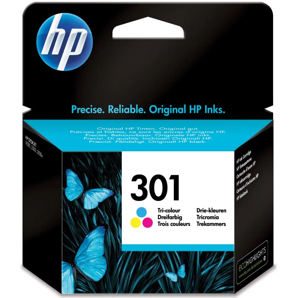 HP 301 inktcartridge drie kleuren
