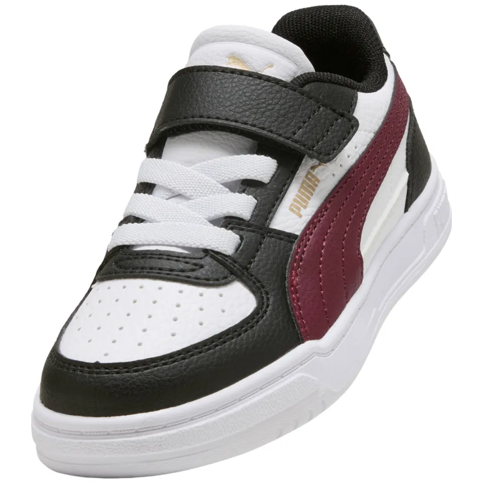 Puma Caven III lage sneaker zwart wit bordeaux, foto 6