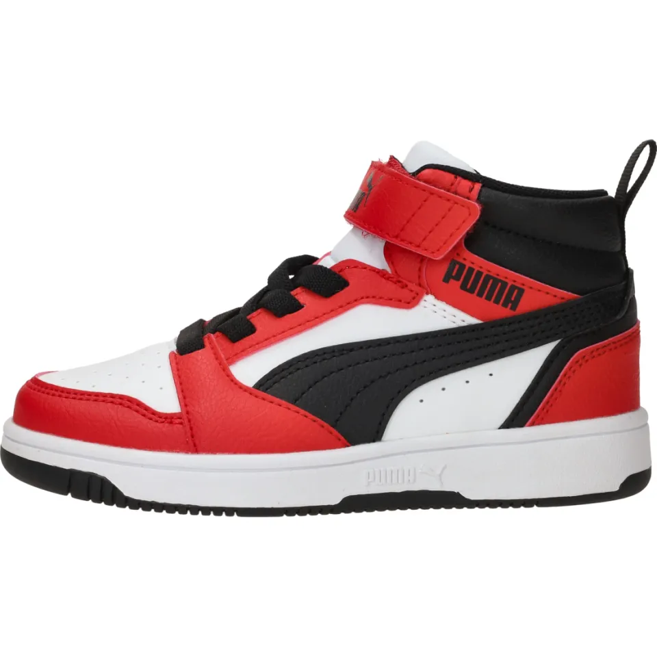 Puma Rebound V6 Mid Sneakers Jongens Rood, foto 8