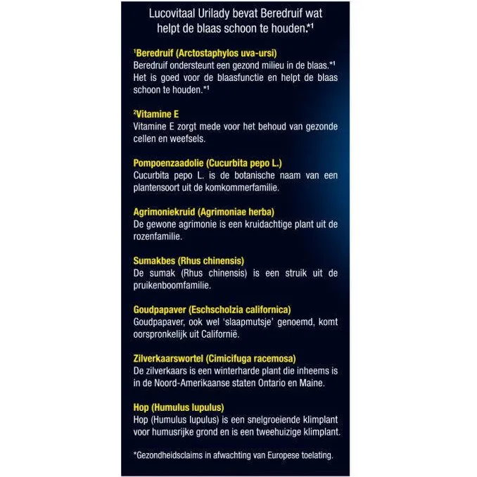 Lucovitaal Urilady - 60 capsules, foto 5