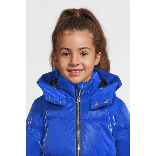 Coolcat gecoate pufferjas Jessy blauw, foto 5