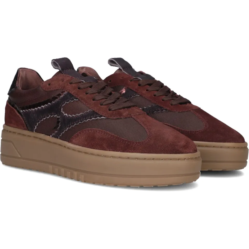 Notre-V Sneakers Anemone-63 Bordeaux, foto 3