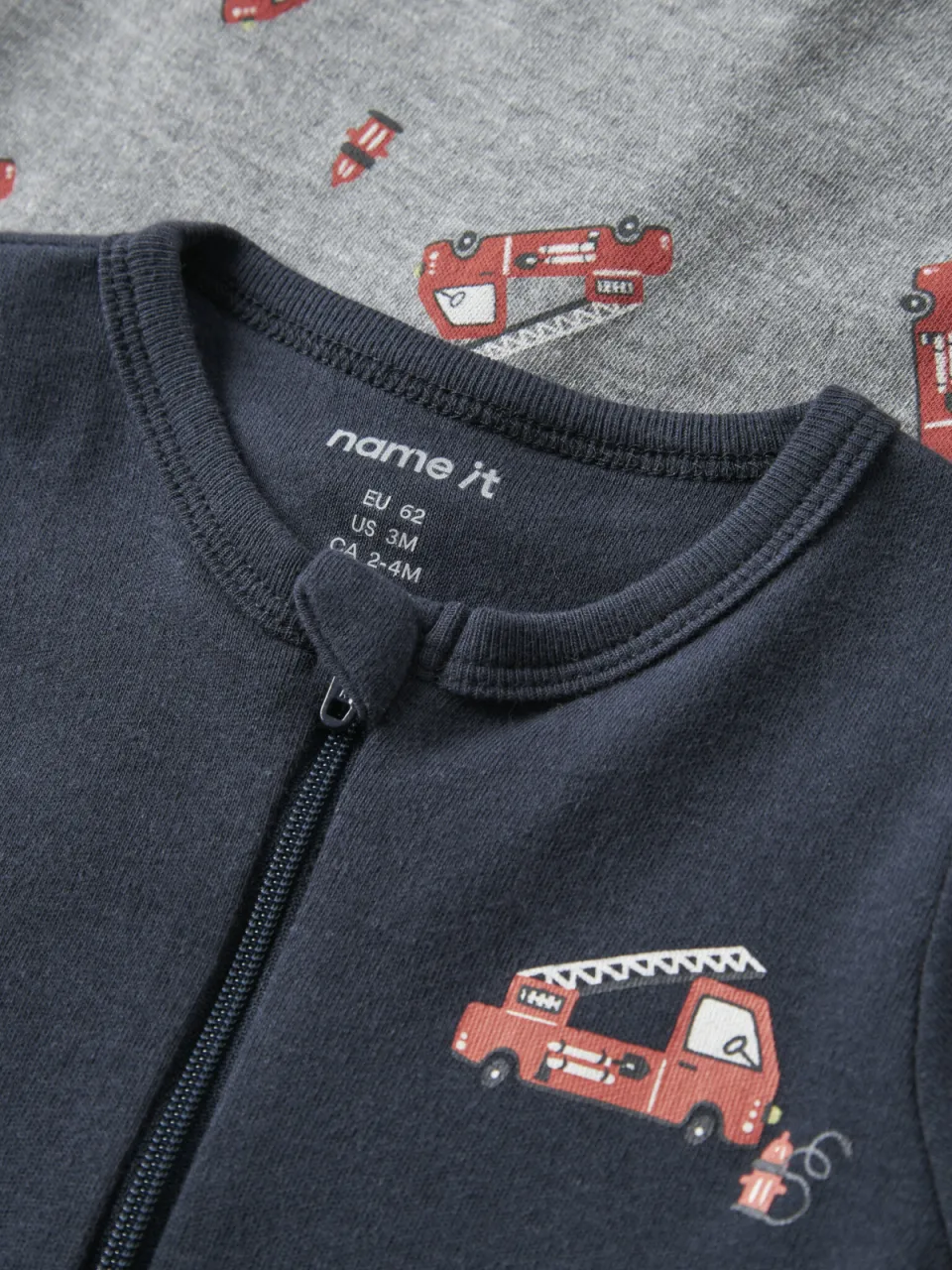 NAME IT BABY pyjama donkerblauw/grijs, foto 4