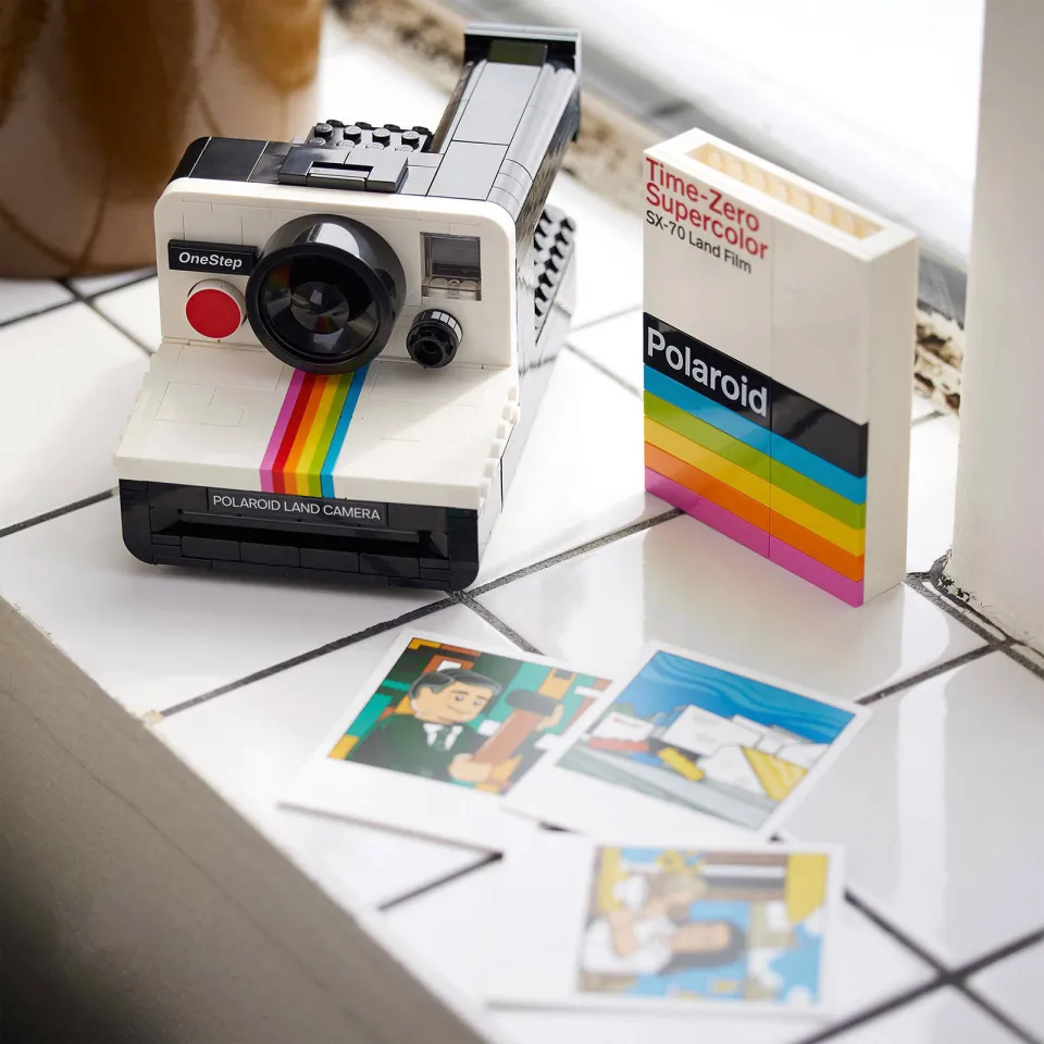Lego IDEAS Ideas Polaroid OneStep SX-70 camera Vintage Bouwpakket voor Volwassenen 21345, foto 6