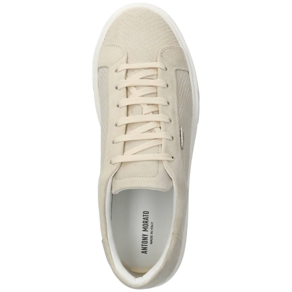 Antony Morato Artem animal nubuck sneakers beige, foto 4