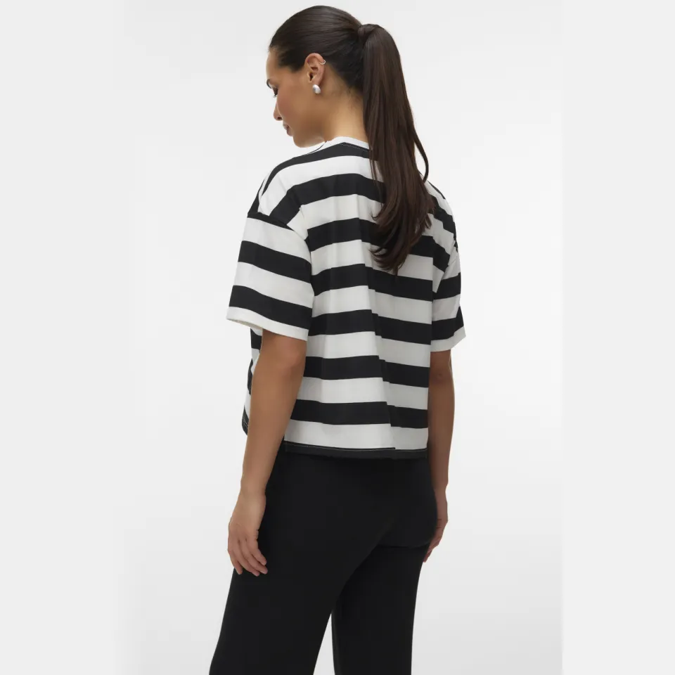 Mamalicious zwangerschaps gestreept T-shirt zwart/wit, foto 7