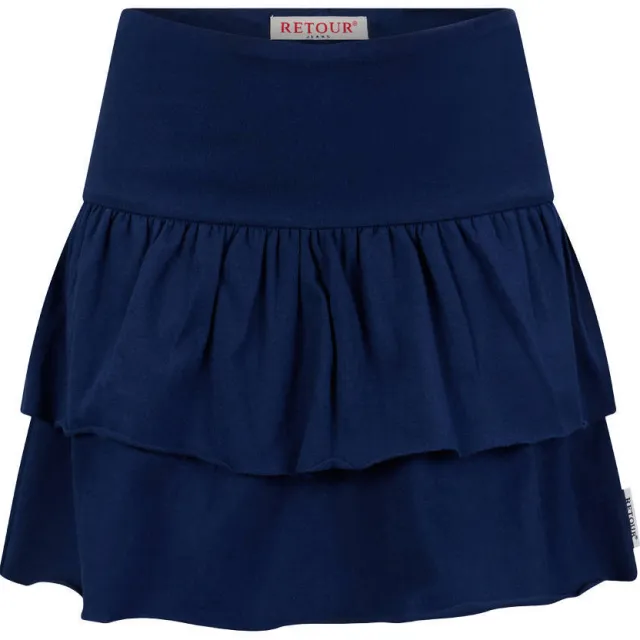 Retour Jeans strokenrok donkerblauw