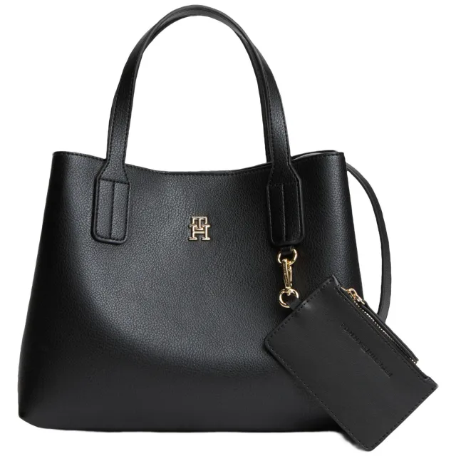 Tommy Hilfiger Icon Mini Satchel handtas zwart