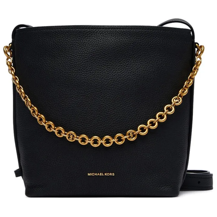 MICHAEL Michael Kors Handtas in echt leer model 'Nolita' Zwart
