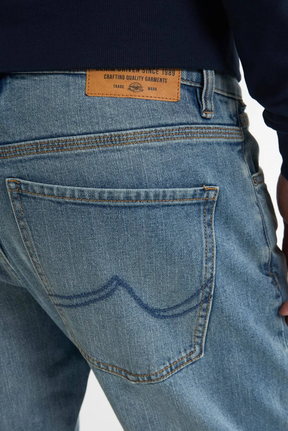 Petrol Industries LEWIS loose fit jeans bleached gebleekt, foto 8
