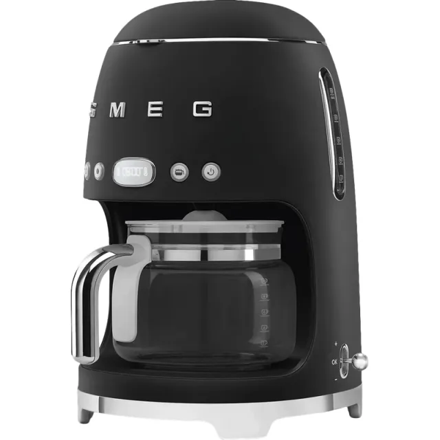 Smeg DCF02BLMEU filterkoffiezetapparaat mat zwart