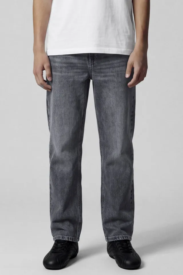 LMTD straight leg jeans - grey denim, foto 3