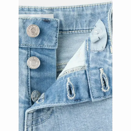 Mango Kids jeansshorts light blue denim, foto 3